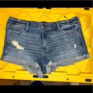 Hollister short short high rise size 15